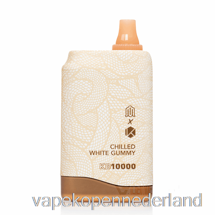Elektronische Sigaret Vape Modus X Kadobar Kb10000 Wegwerp Gekoelde Witte Gummy